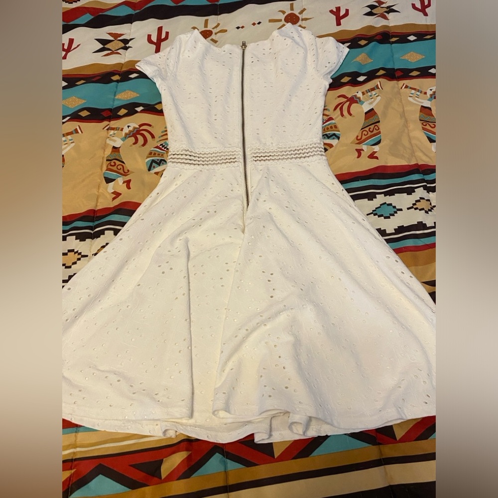 White dress.